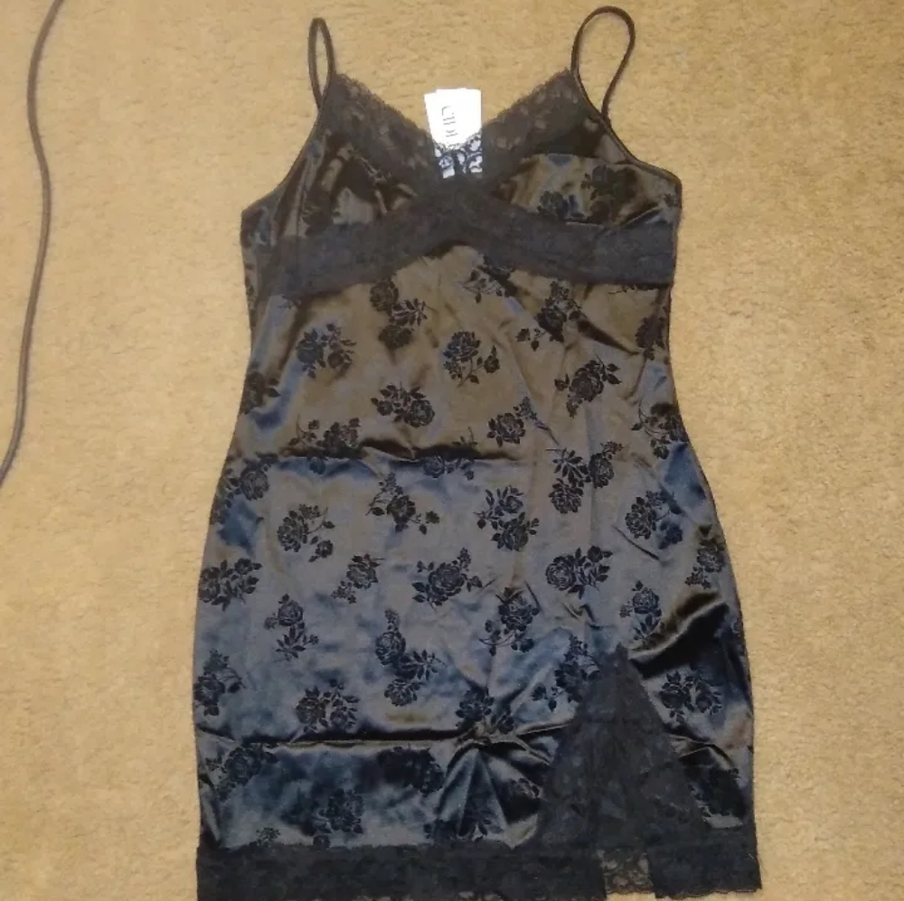 Short Lacy Black Dress